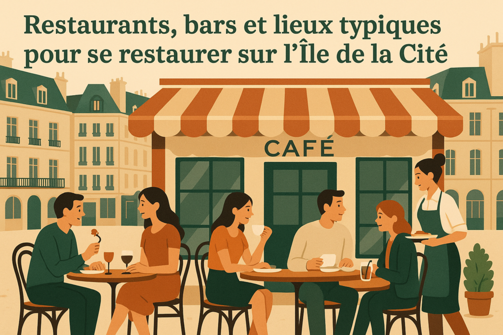 Restaurants, bars et lieux typiques pour se restaurer sur l’Île de la Cité